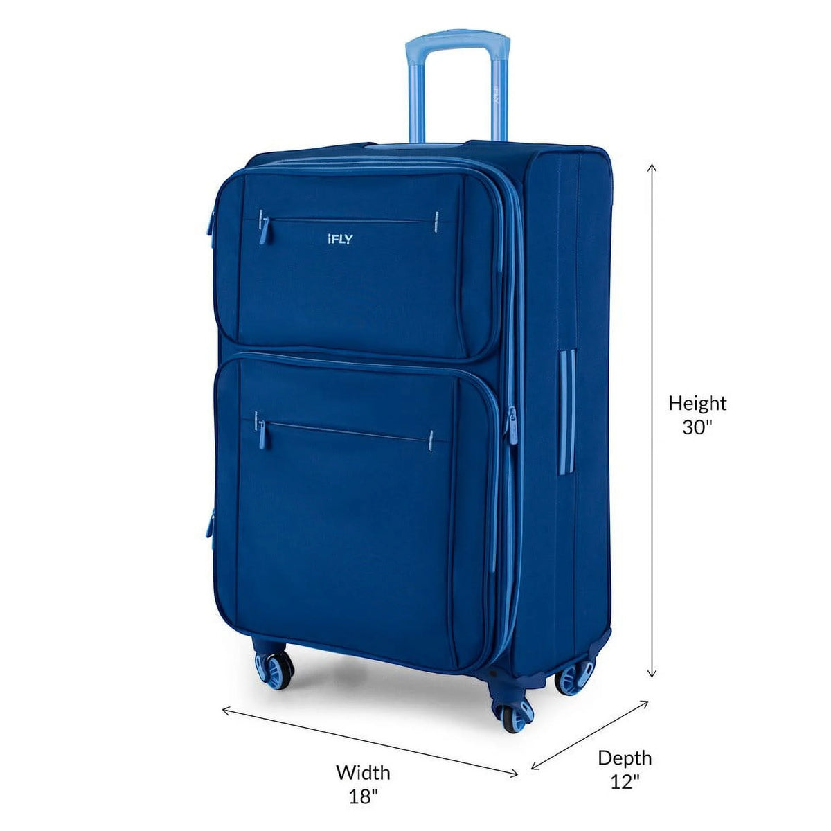 3 Piece Softside 4-Wheel Spinner Luggage Set V243