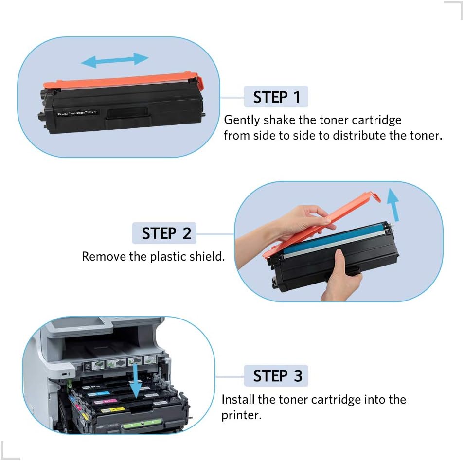 4-Pack TN436 Toner Cartridge P752