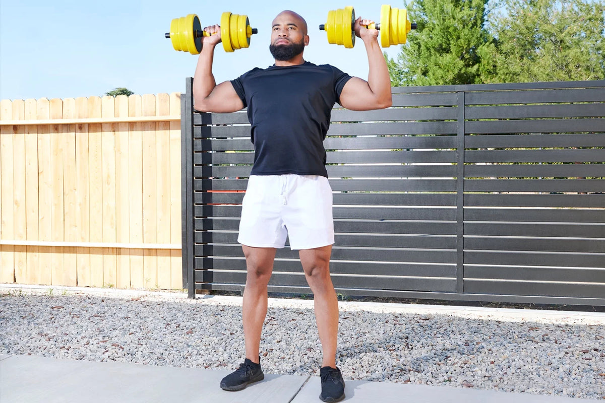 Adjustable Dumbbells and Barbell Set, 44LB O9877