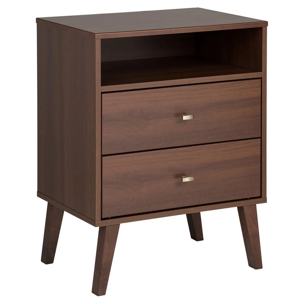 2 Piece Wood Nightstand Set with 2 Drawer C376720