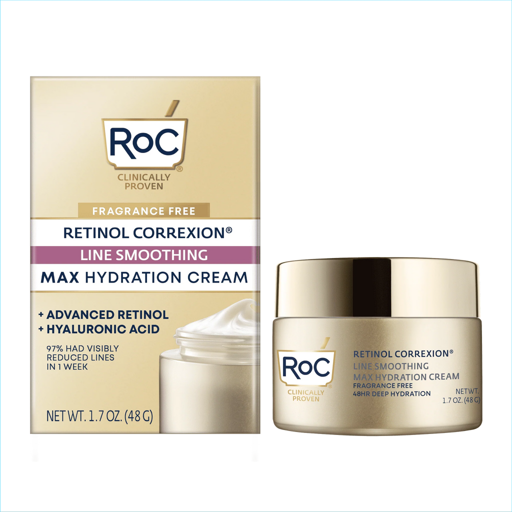 Retinol Anti-Aging Cream with Hyaluronic Acid, Fragrance-Free 1.7 oz W350405