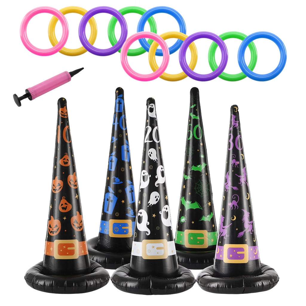 Inflatable Witch Hat Ring Toss Games W11823