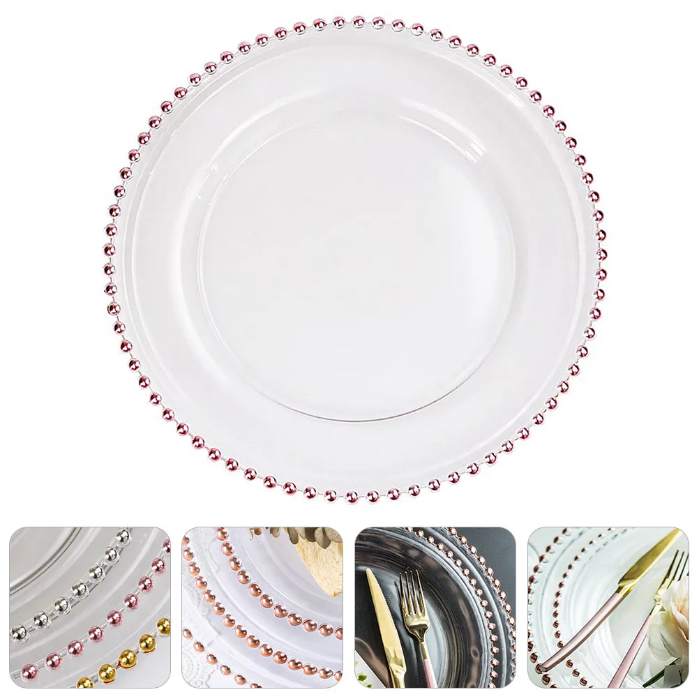 Clear Glass Dinner Plate N9618