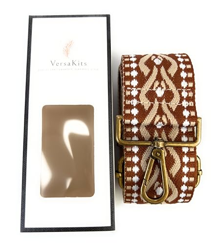 2'' Wide Adjustable Shoulder Strap Ethnic Jacquard Weave T18251