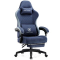 Fabric Gaming Chair with Footrest M984412