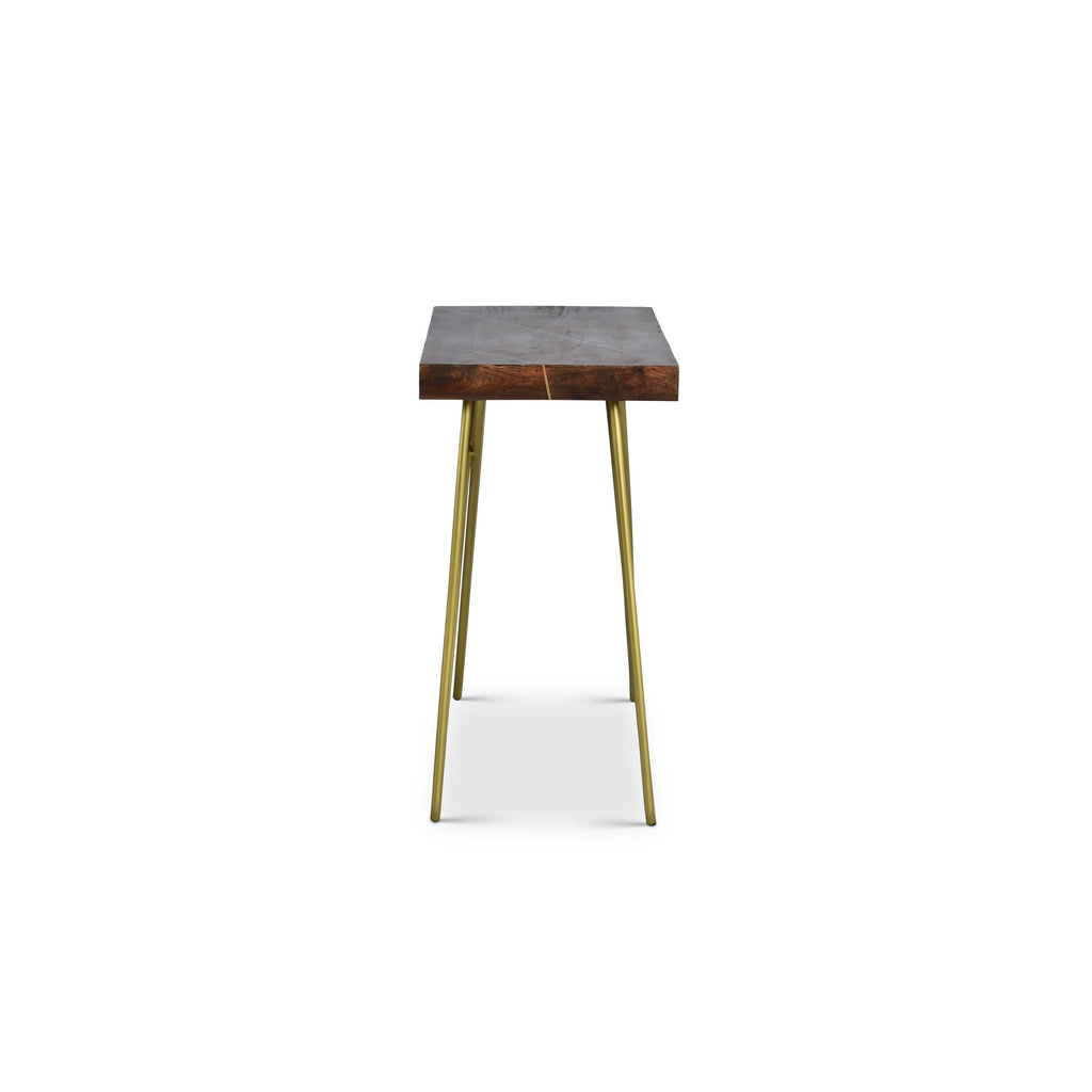 Brown Wood Sofa Table C98365