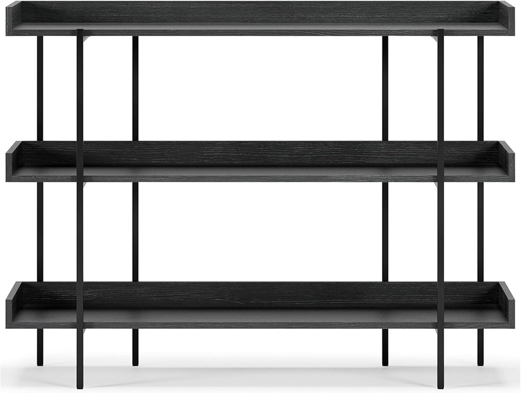 Black 3-Tier Bookcase V612