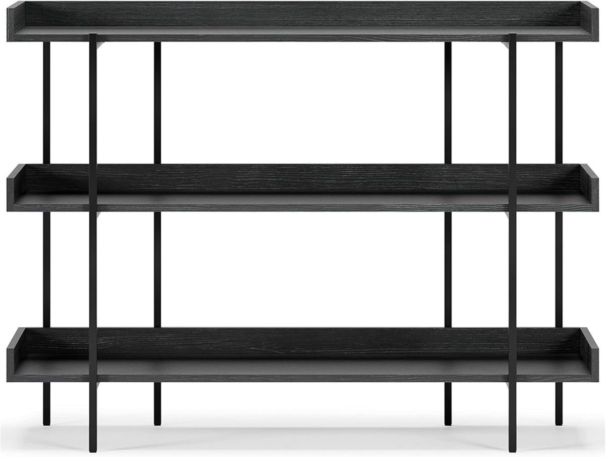 Black 3-Tier Bookcase V612