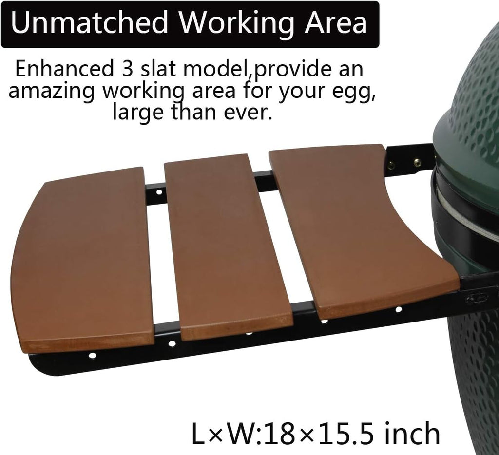 HDPE Grill Side Shelves - 3 Shelves Slats N571
