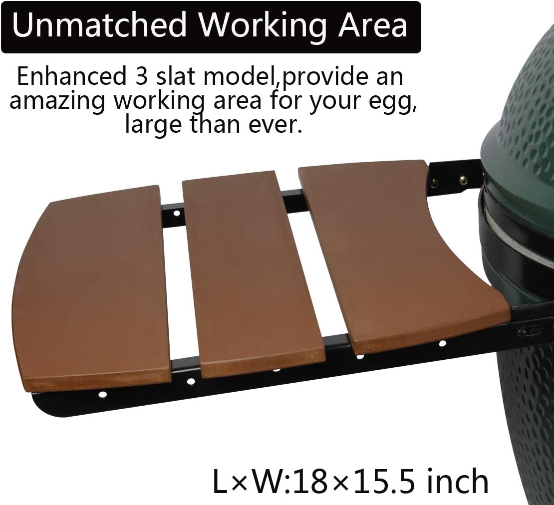 HDPE Grill Side Shelves - 3 Shelves Slats N571