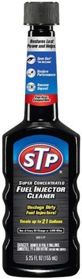 STP Fuel Injector Cleaner, Super Concentrated, 5.25 Fl Oz, Pack of 6 S373269