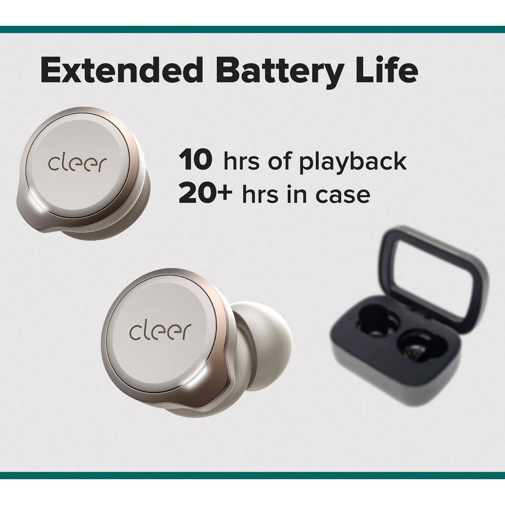 Grey True Wireless Noise-Canceling Bluetooth Earbuds D81863