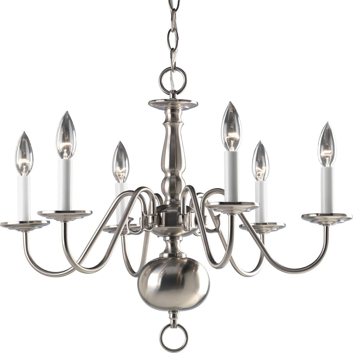 25-Inch Brass Chandelier Z860159