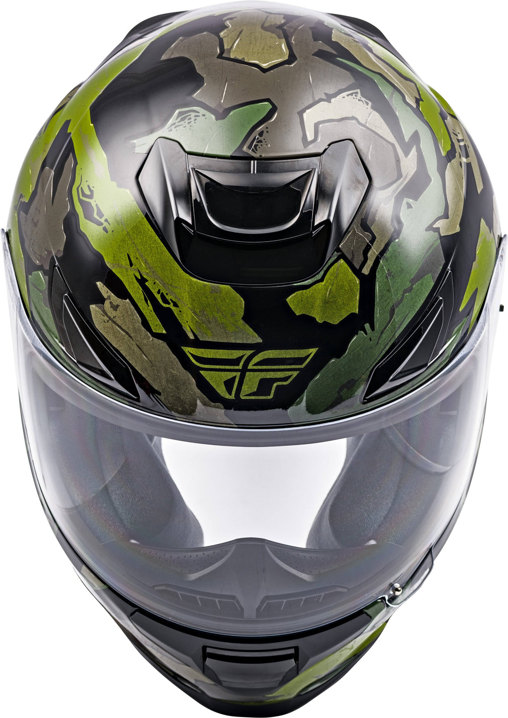 Camo Green Grey Fly Racing Helmet J50299