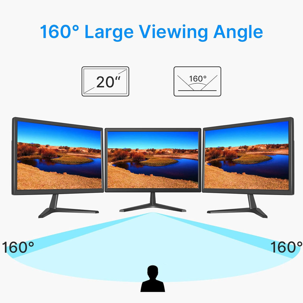 20 Inch LED Computer Display Monitor with Built-in Speaker S11672