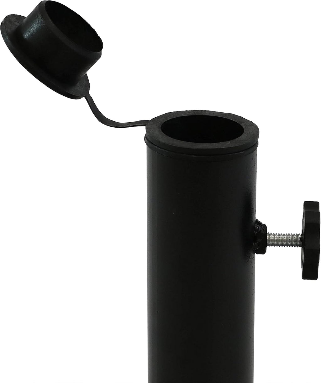 Cast Iron Heavy Duty 17-Inch Square Umbrella Base Stand Y986867