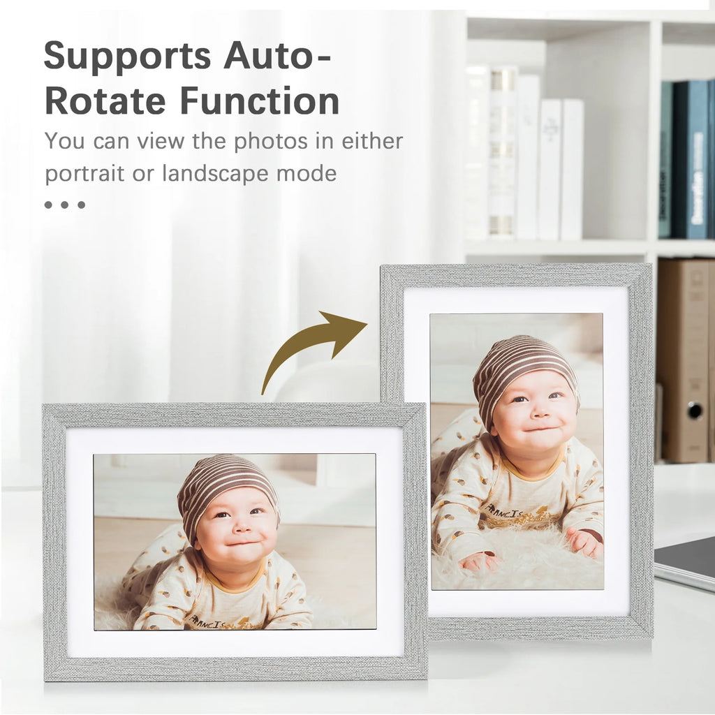 WiFi Digital Photo Frame 10.1-Inch TFT Screen 16GB Storage G2016