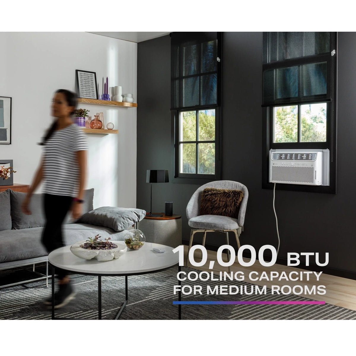 10,000 BTU Smart Window-Mounted Air Conditioner U88645