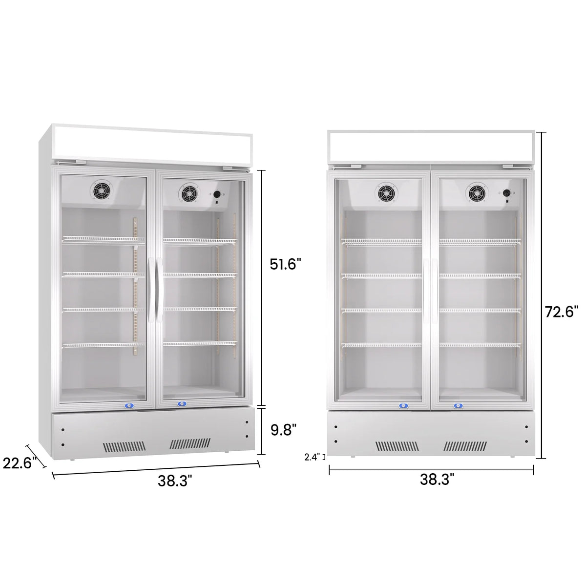 17.1 Cu.Ft Merchandising Refrigerator with Light Box T489565