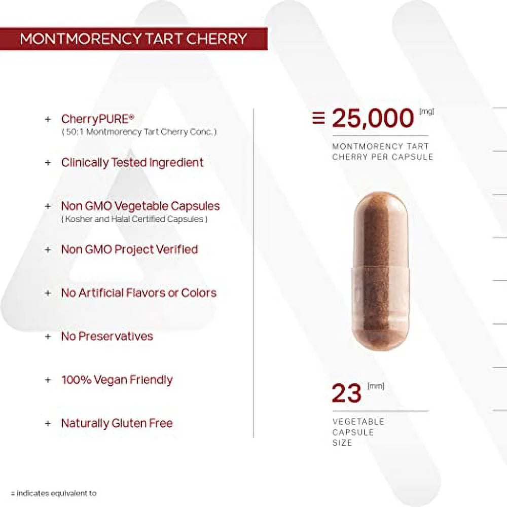 120 Veggie Capsules Tart Cherry Concentrate Z89051