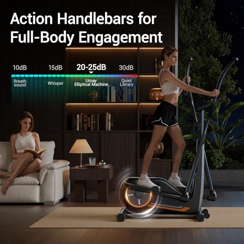 Elliptical Machine with 8 Levels Resistance and 12" Stride E450968