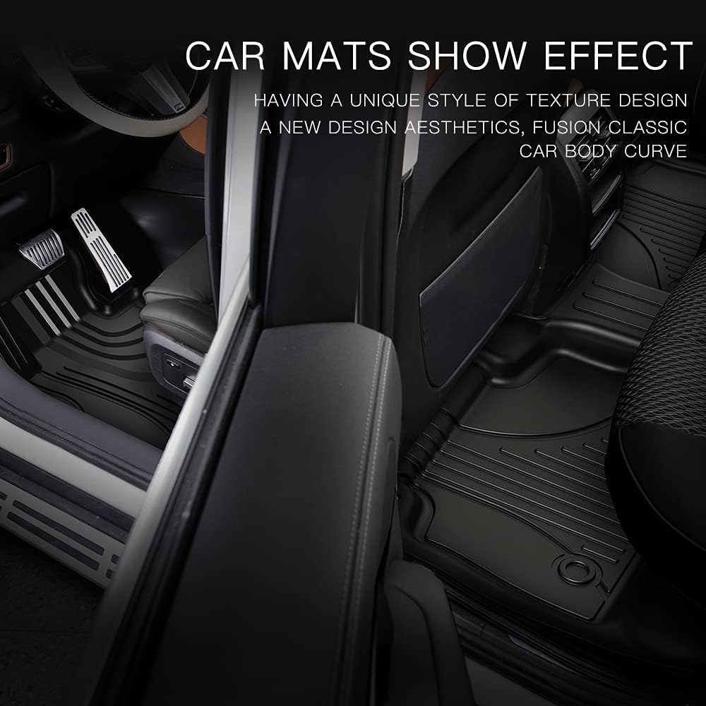 Heavy Duty TPE All Weather Car Floor Mats Full Set J6980