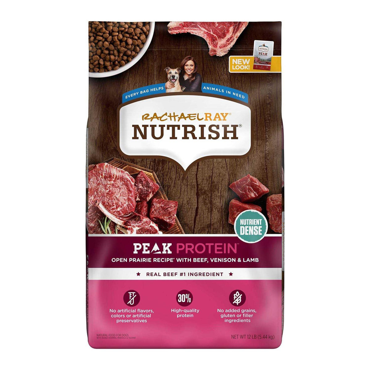Natural Dry Dog Food with Beef O9086