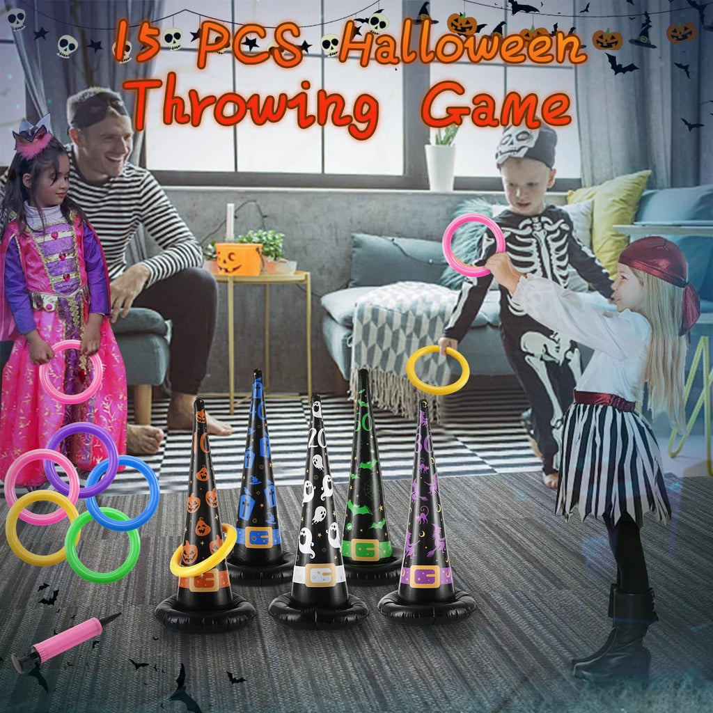 Inflatable Witch Hat Ring Toss Games W11823