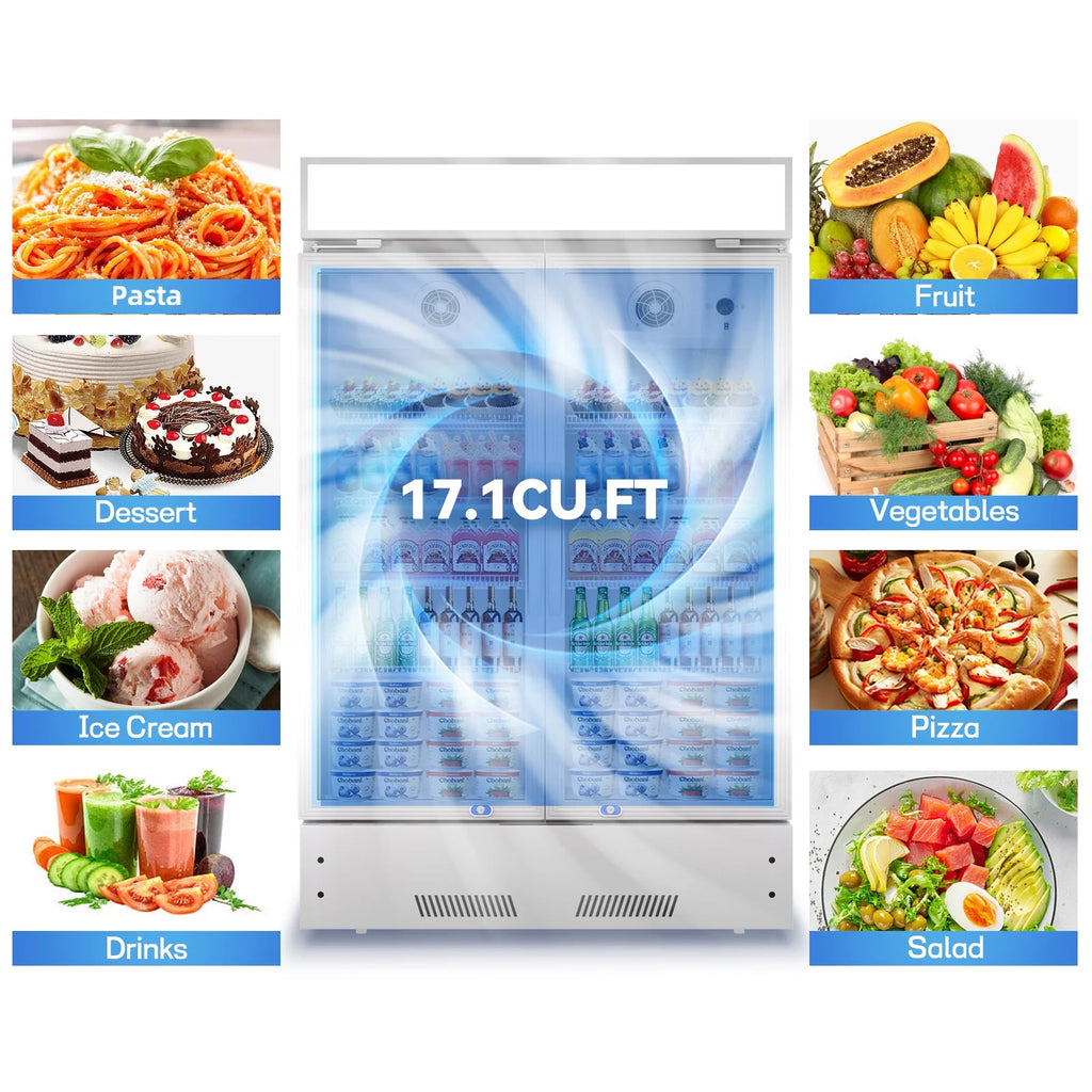 17.1 Cu.Ft Merchandising Refrigerator with Light Box T489565