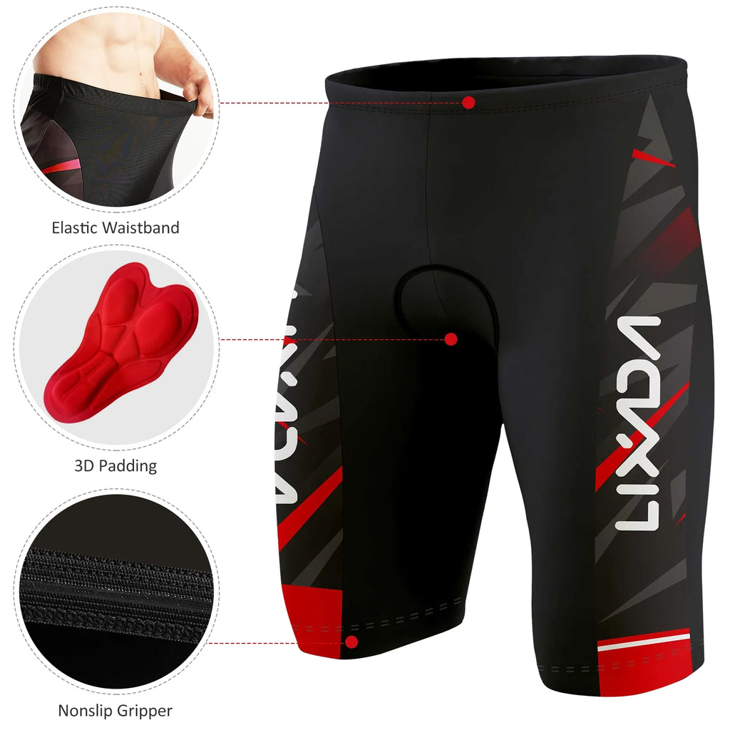 Men Cycling Jersey Short Sleeve Bike Shirt and Padded Shorts Bicycle Clothing Suit I51265