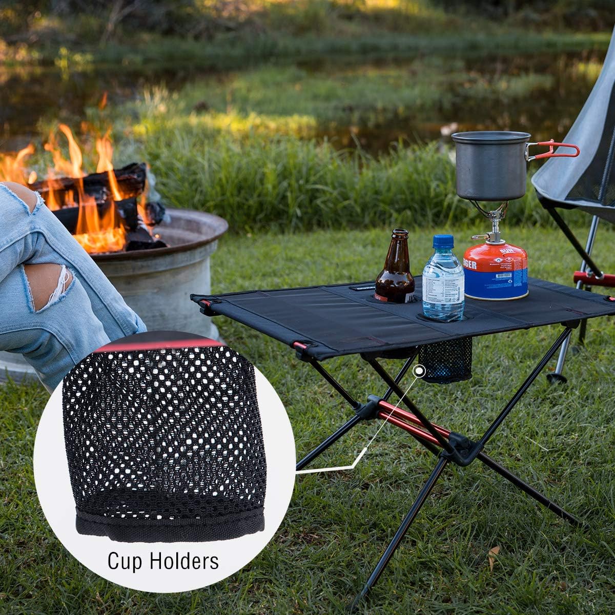 Folding Camping Table with Carry Bag W894026