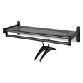Black Wall Shelf Rack S31975