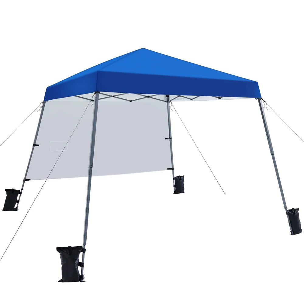 Blue Pop-Up Canopy with Backpack Bag D752317