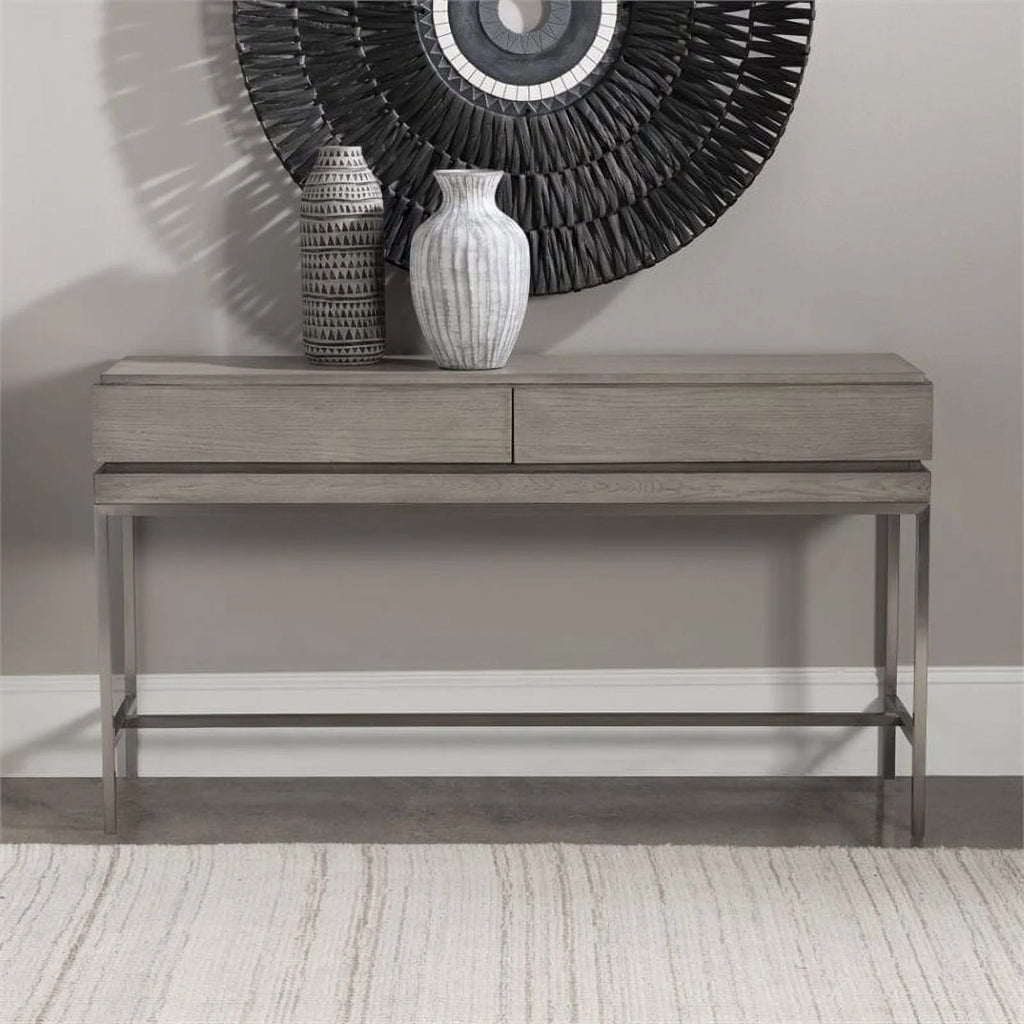 Modern Oak Console Table M22800