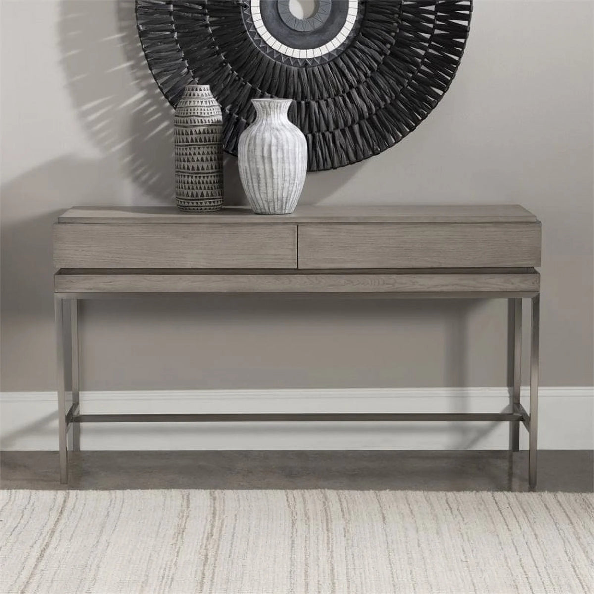 Modern Oak Console Table M22800