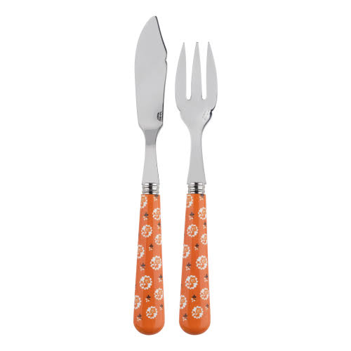 Orange Fish Set of 4 G383