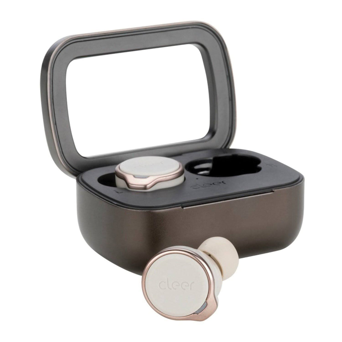 Grey True Wireless Noise-Canceling Bluetooth Earbuds D81863