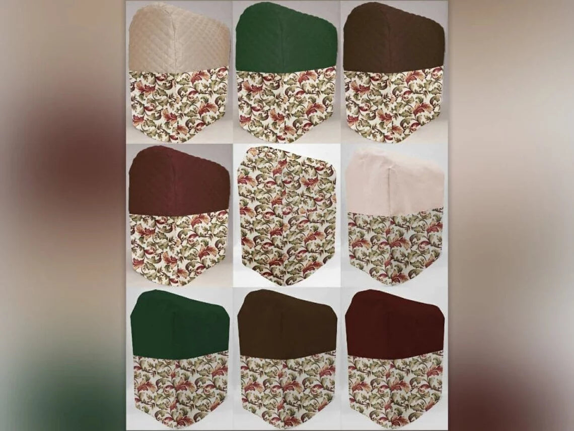 Floral Leaves Mixer Cover J652