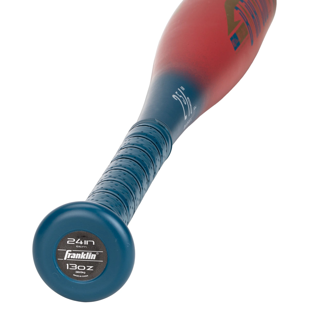 Kids Baseball Teeball Bat - 24 Inches 11oz - 2 5/8 Inch Barrel - Red Q3529
