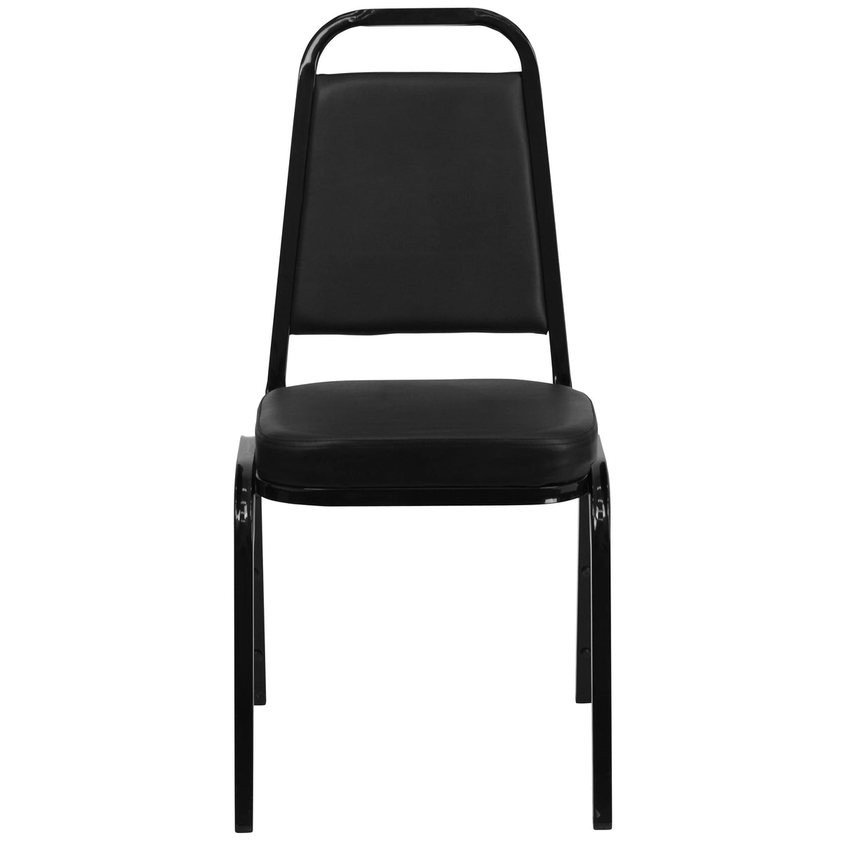 4 Pack Black Vinyl Stacking Banquet Chair Y885538