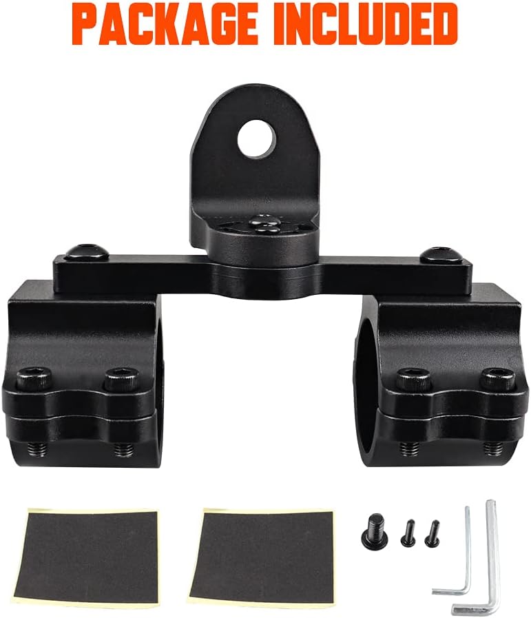 360° Rotating Aluminum Alloy UTV Whip Light Mount for 1.75'' to 2'' Roll Cage (1 Pack) O7103