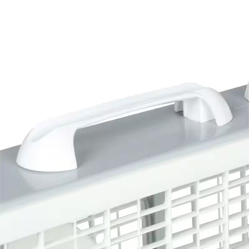 20 in. 3 Speed White Box Fan with Carry Handle P5368