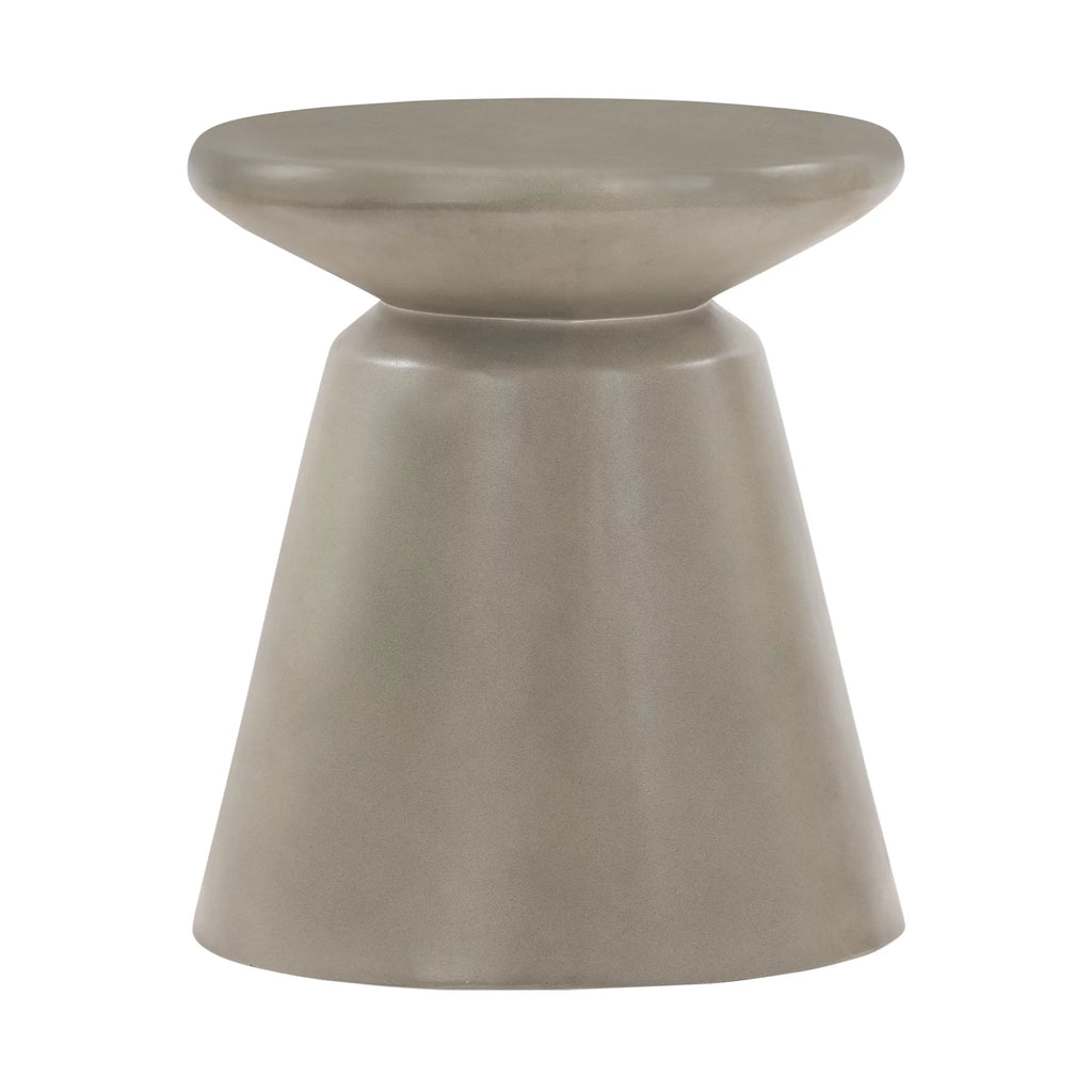 Gray Indoor Outdoor Accent Stool End Table I66034