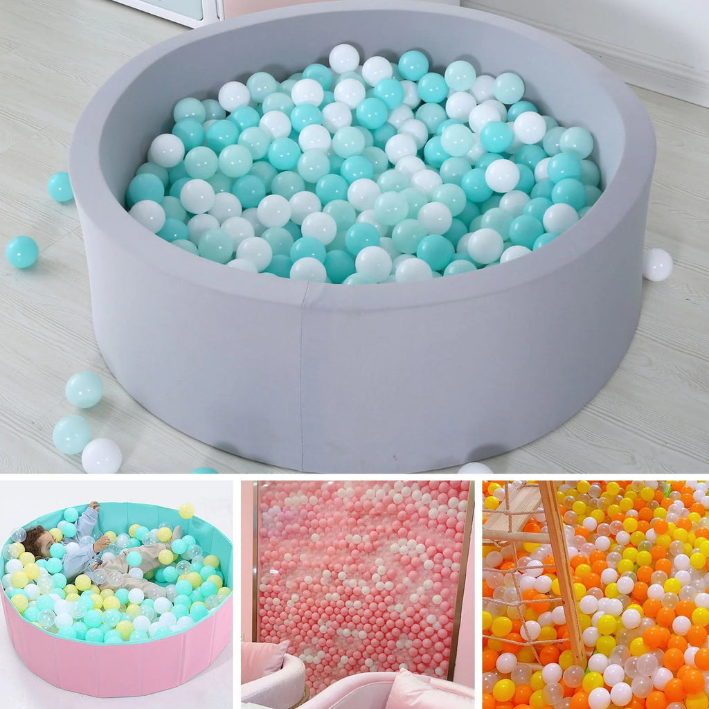 100 Ball Pit Balls Crush Proof Plastic Toy Balls U264