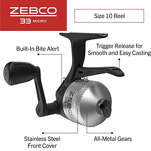 Spincast Reel and 2-Piece Fishing Rod Combo with EVA Handle X16841