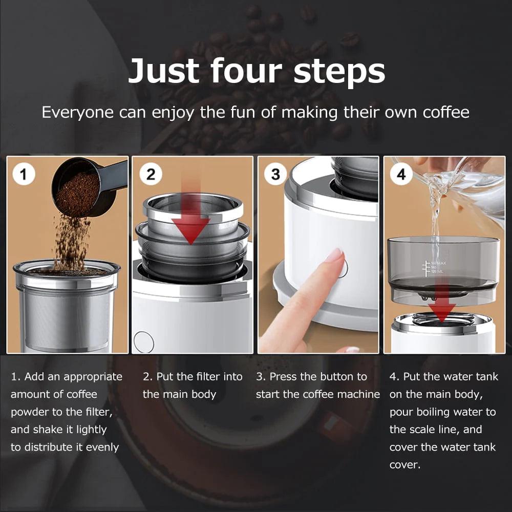 Portable Electric Espresso Machine K736905