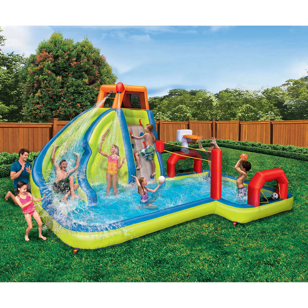 3-in-1 Inflatable Bouncer Water Slide E74175