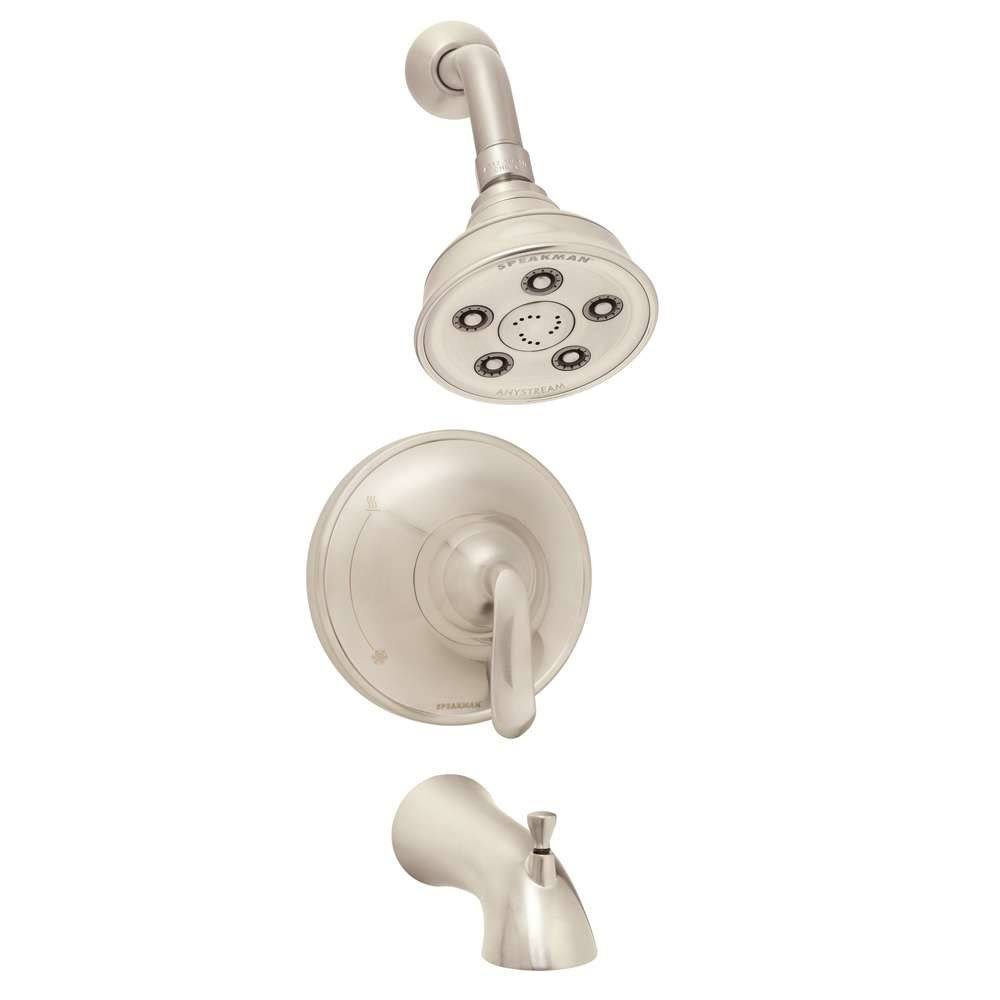 Brushed Nickel Shower and Tub Combination I526101