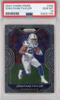 2020 Panini Prizm Jonathan Taylor Rookie RC Football Card PSA 10 M672