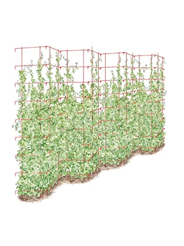 Expandable Pea Trellis, Powder-Coated Steel, 9'-3" L x 64" H E5285